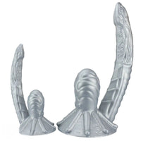 11.81in 17.7in Dual Ended Alien Anal Plug Soft Fantasy Dildo For Halloween