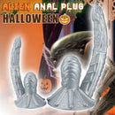 11.81in 17.7in Dual Ended Alien Anal Plug Soft Fantasy Dildo For Halloween