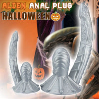 11.81in 17.7in Dual Ended Alien Anal Plug Soft Fantasy Dildo For Halloween