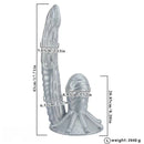 11.81in 17.7in Dual Ended Alien Anal Plug Soft Fantasy Dildo For Halloween