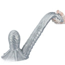 11.81in 17.7in Dual Ended Alien Anal Plug Soft Fantasy Dildo For Halloween