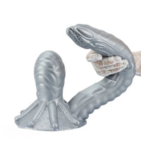 11.81in 17.7in Dual Ended Alien Anal Plug Soft Fantasy Dildo For Halloween