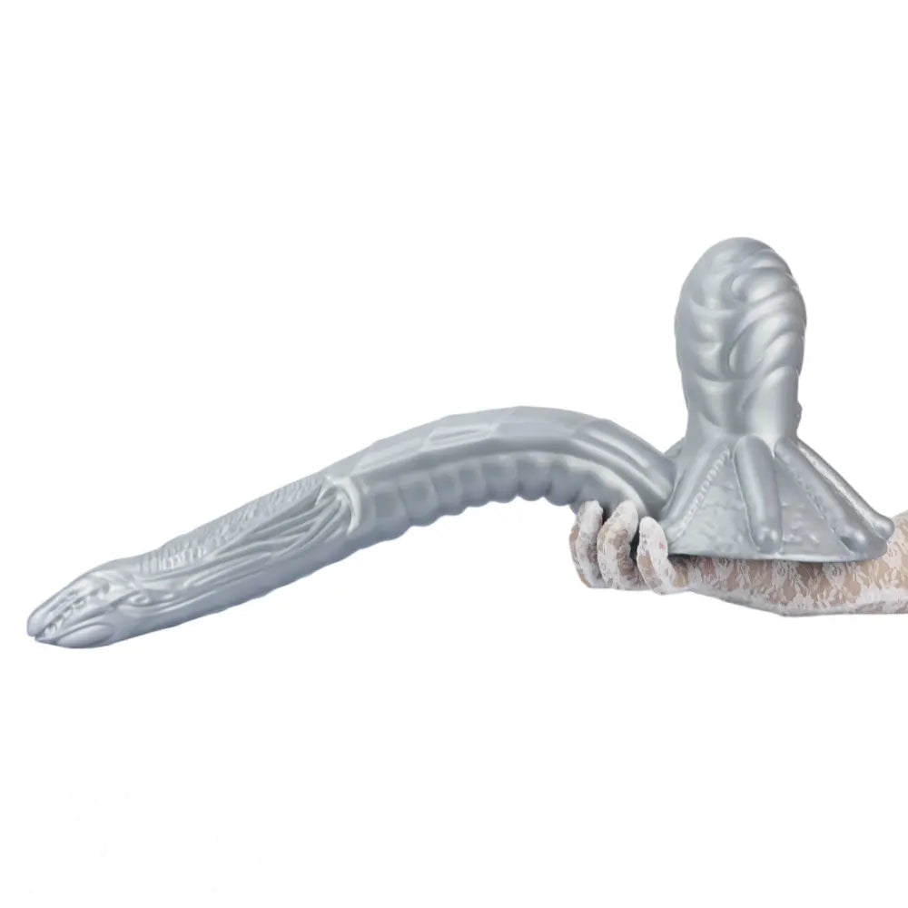 11.81in 17.7in Dual Ended Alien Anal Plug Soft Fantasy Dildo For Halloween