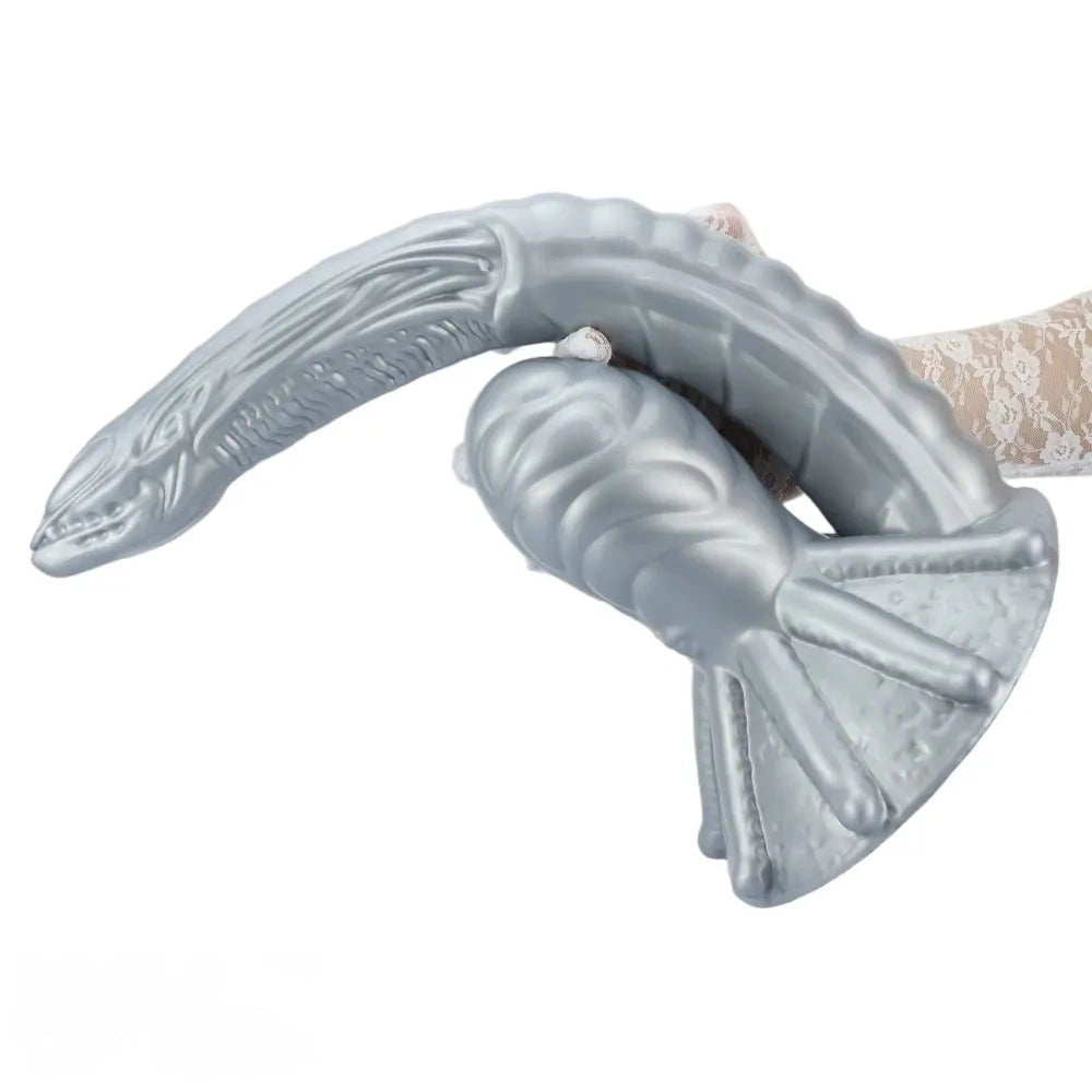 11.81in 17.7in Dual Ended Alien Anal Plug Soft Fantasy Dildo For Halloween