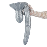 11.81in 17.7in Dual Ended Alien Anal Plug Soft Fantasy Dildo For Halloween