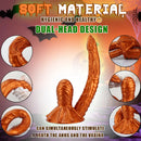 11.81in 17.7in Dual Ended Alien Anal Plug Soft Fantasy Dildo For Halloween