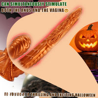 11.81in 17.7in Dual Ended Alien Anal Plug Soft Fantasy Dildo For Halloween