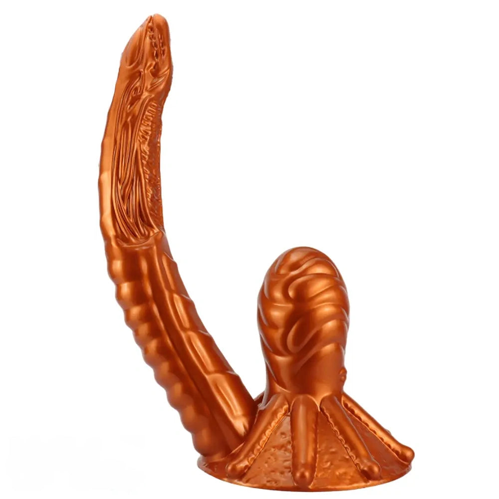 11.81in 17.7in Dual Ended Alien Anal Plug Soft Fantasy Dildo For Halloween