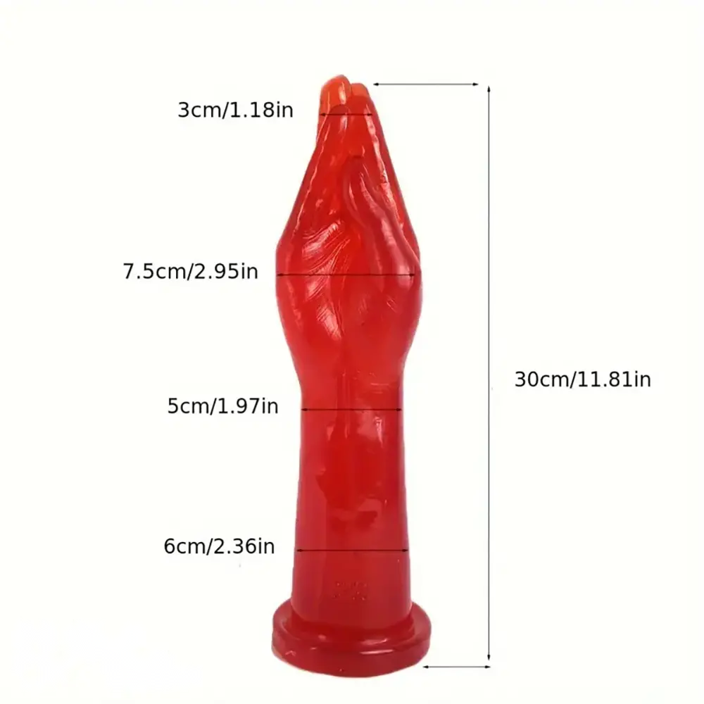 11.81in Adult SM Hand Fist Big PVC Dildo For Massage Self-Indulgence