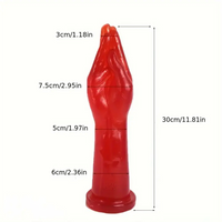 11.81in Adult SM Hand Fist Big PVC Dildo For Massage Self-Indulgence