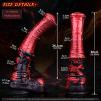 11.81in Large-Sized Male Horse Cock Big Dildo For Adult Pleasure Toy