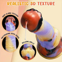 11.81in Monster Big Fantasy Dragon Knot Silicone Soft Dildo For Animal Cock