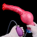 11.81in Realistic Horse Cock Inflatable Big Manual Pump Reusable Dildo