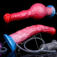 11.81in Realistic Horse Cock Inflatable Big Manual Pump Reusable Dildo