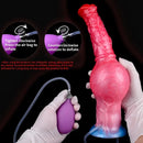 11.81in Realistic Horse Cock Inflatable Big Manual Pump Reusable Dildo