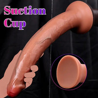 11.8in 15.3in 19.3in Super Long Huge Uncut Silicone Dildo Anal Cock Sex Toy