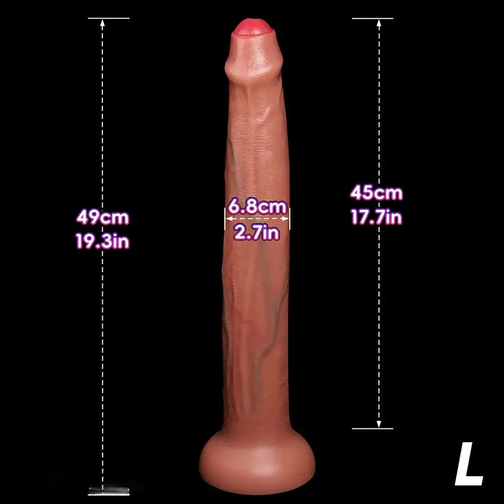 11.8in 15.3in 19.3in Super Long Huge Uncut Silicone Dildo Anal Cock Sex Toy