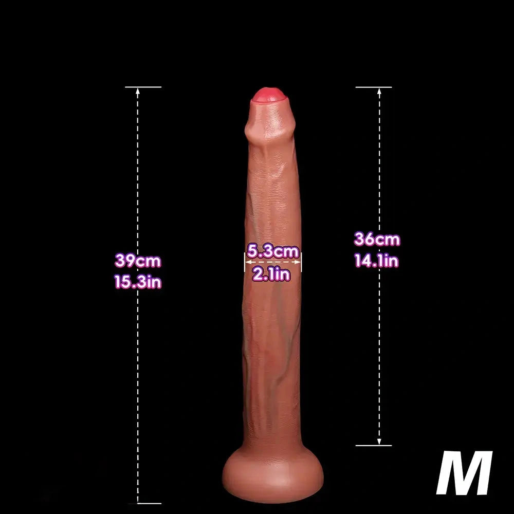 11.8in 15.3in 19.3in Super Long Huge Uncut Silicone Dildo Anal Cock Sex Toy