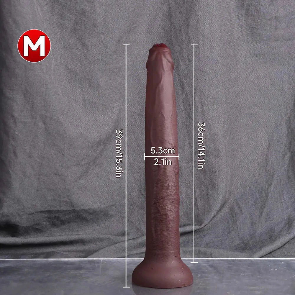 11.8in 15.3in 19.3in Super Long Huge Uncut Silicone Dildo Anal Cock Sex Toy