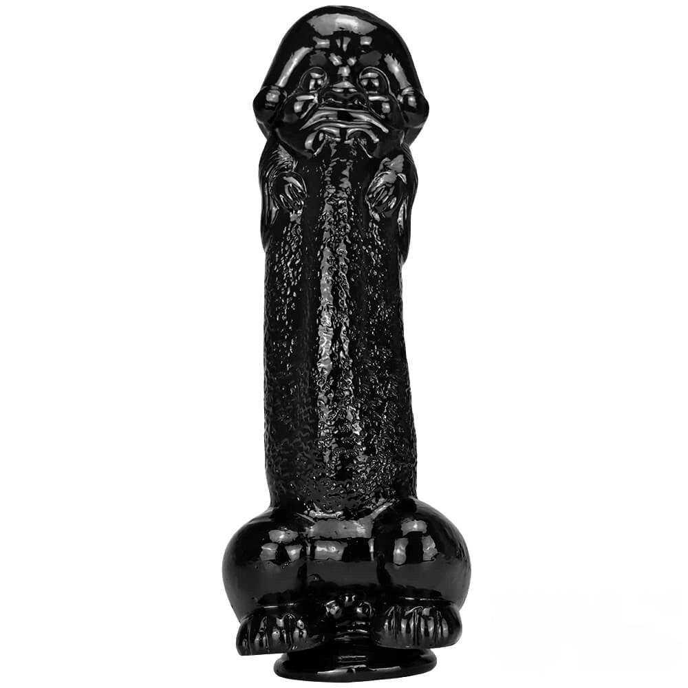 11.8in Big Thick Spiked Dildo Realistic Glans Sex Toy With Sucker
