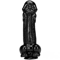 11.8in Big Thick Spiked Dildo Realistic Glans Sex Toy With Sucker