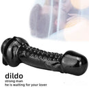 11.8in Big Thick Spiked Dildo Realistic Glans Sex Toy With Sucker