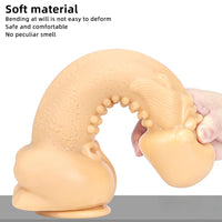 11.8in Big Thick Spiked Dildo Realistic Glans Sex Toy With Sucker