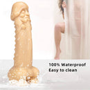 11.8in Big Thick Spiked Dildo Realistic Glans Sex Toy With Sucker