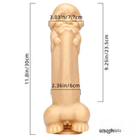 11.8in Big Thick Spiked Dildo Realistic Glans Sex Toy With Sucker