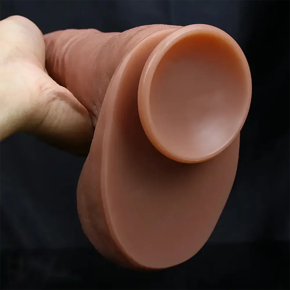 11.8in Huge Soft Lifelike Realistic Skin Thick Cock Double Layer Dildo