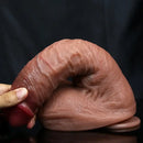 11.8in Huge Soft Lifelike Realistic Skin Thick Cock Double Layer Dildo