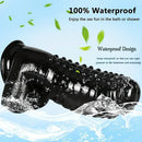 11.8in Realistic Big Black Uncut Spiked Thick Dildo For Female Male
