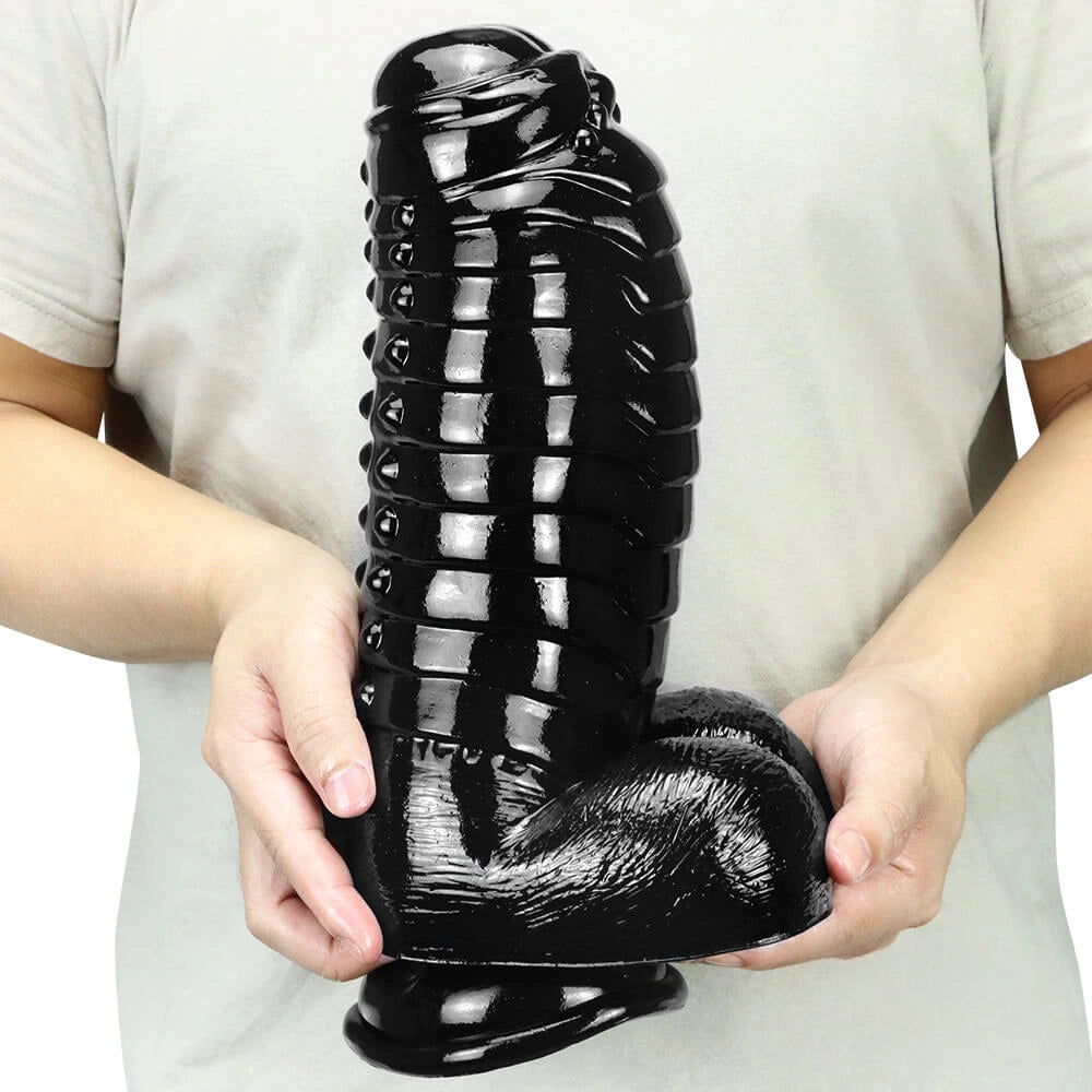 11.8in Thick Big Black Dildo Good Quality With Suction Cup