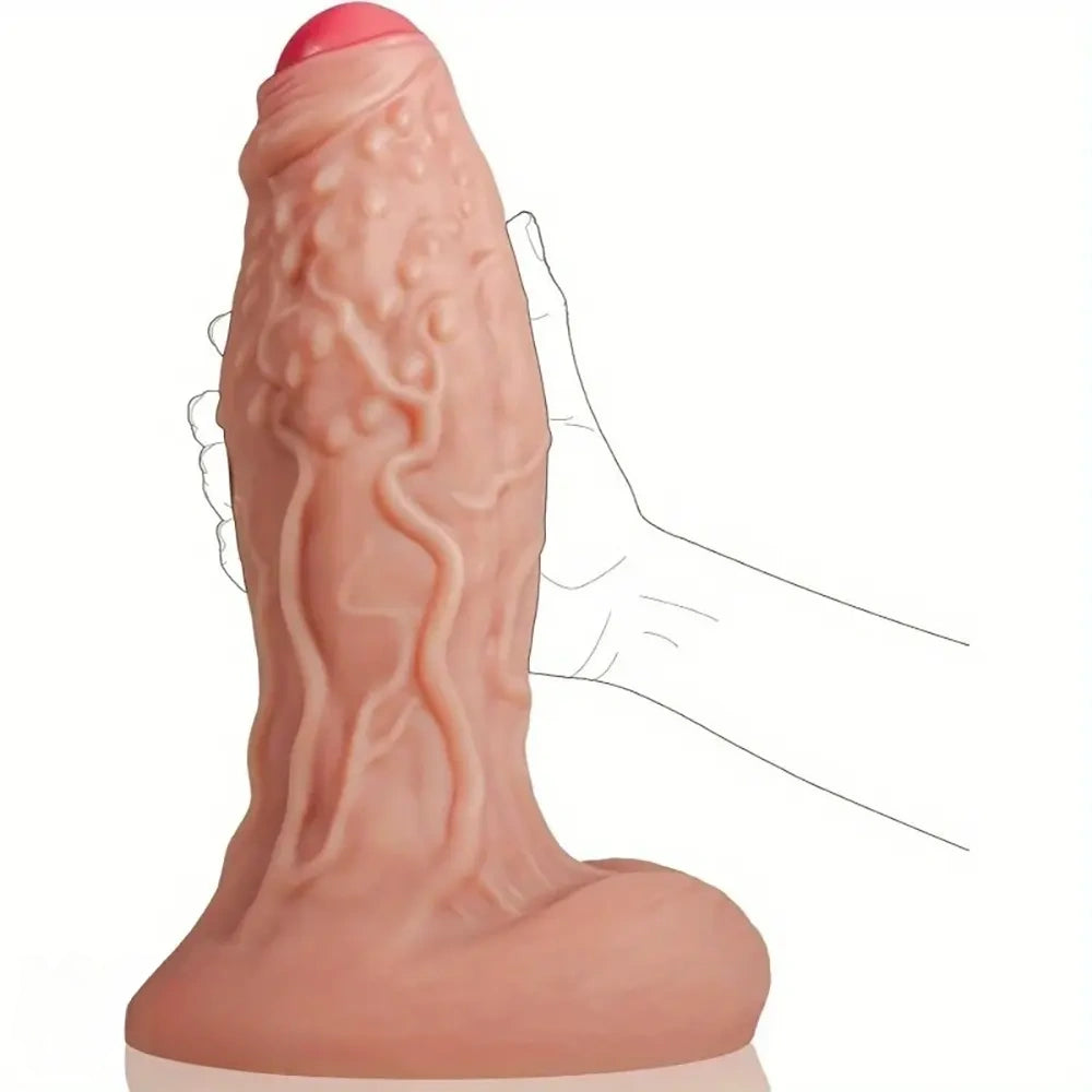 11.9in Extra Large Thick Dildo No Balls Huge Realistic Dual Density Dildo