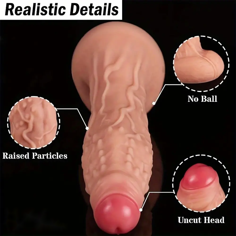 11.9in Extra Large Thick Dildo No Balls Huge Realistic Dual Density Dildo