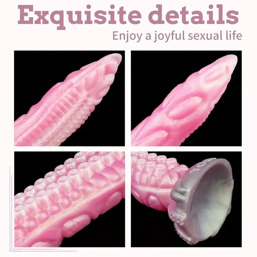 11in - 25.19in Extra Long Big Octopus Tentacle Hands Free Dildo