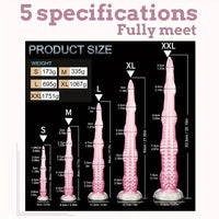 11in - 25.19in Extra Long Big Octopus Tentacle Hands Free Dildo