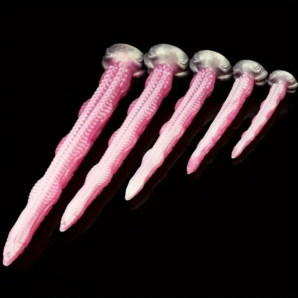 11in - 25.19in Extra Long Big Octopus Tentacle Hands Free Dildo
