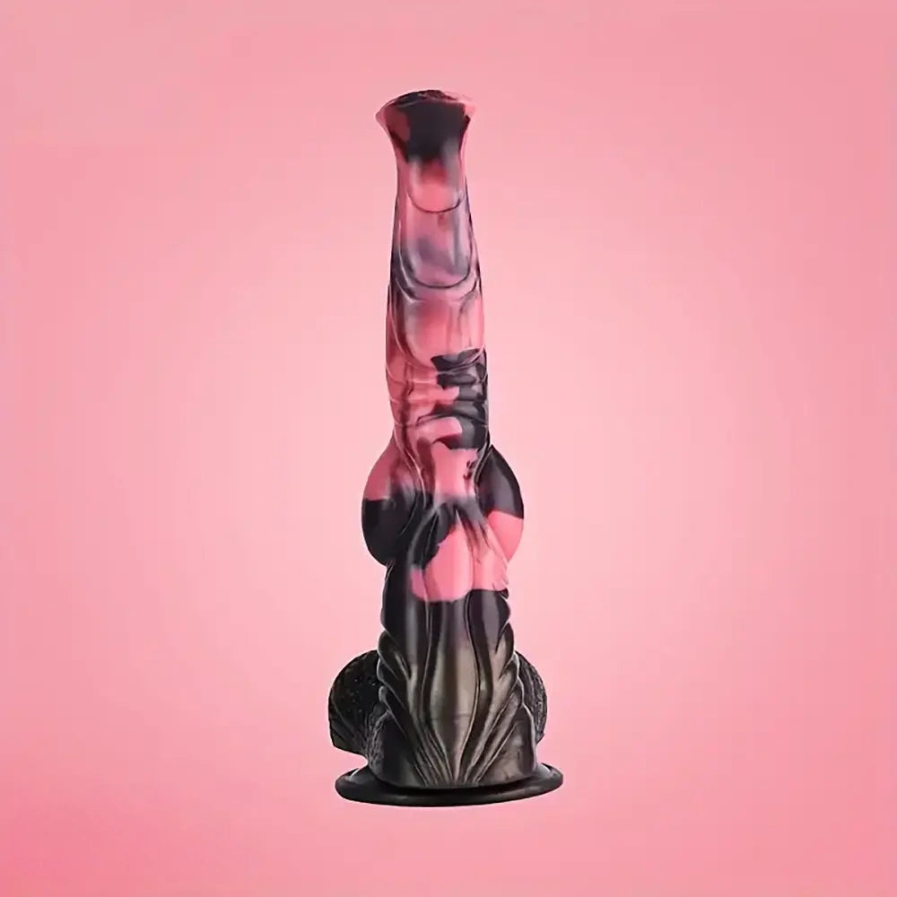 11in 9.8in 11.2in 9.8in Soft Silicone Fantasy Large Horse Penis Dildo