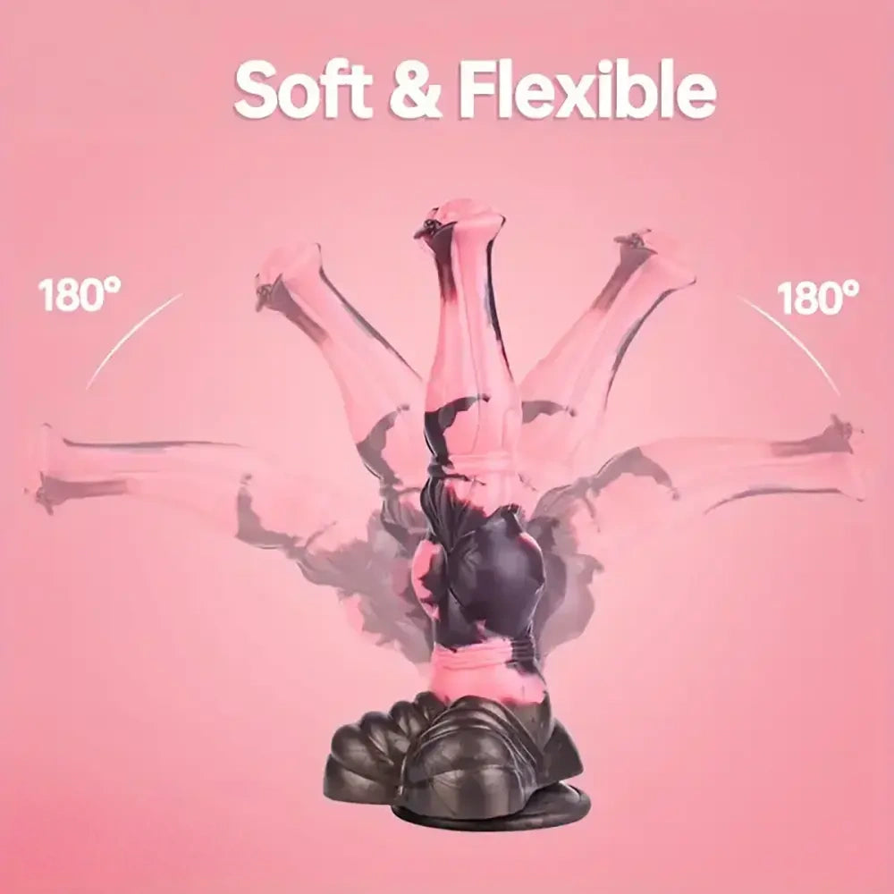 11in 9.8in 11.2in 9.8in Soft Silicone Fantasy Large Horse Penis Dildo