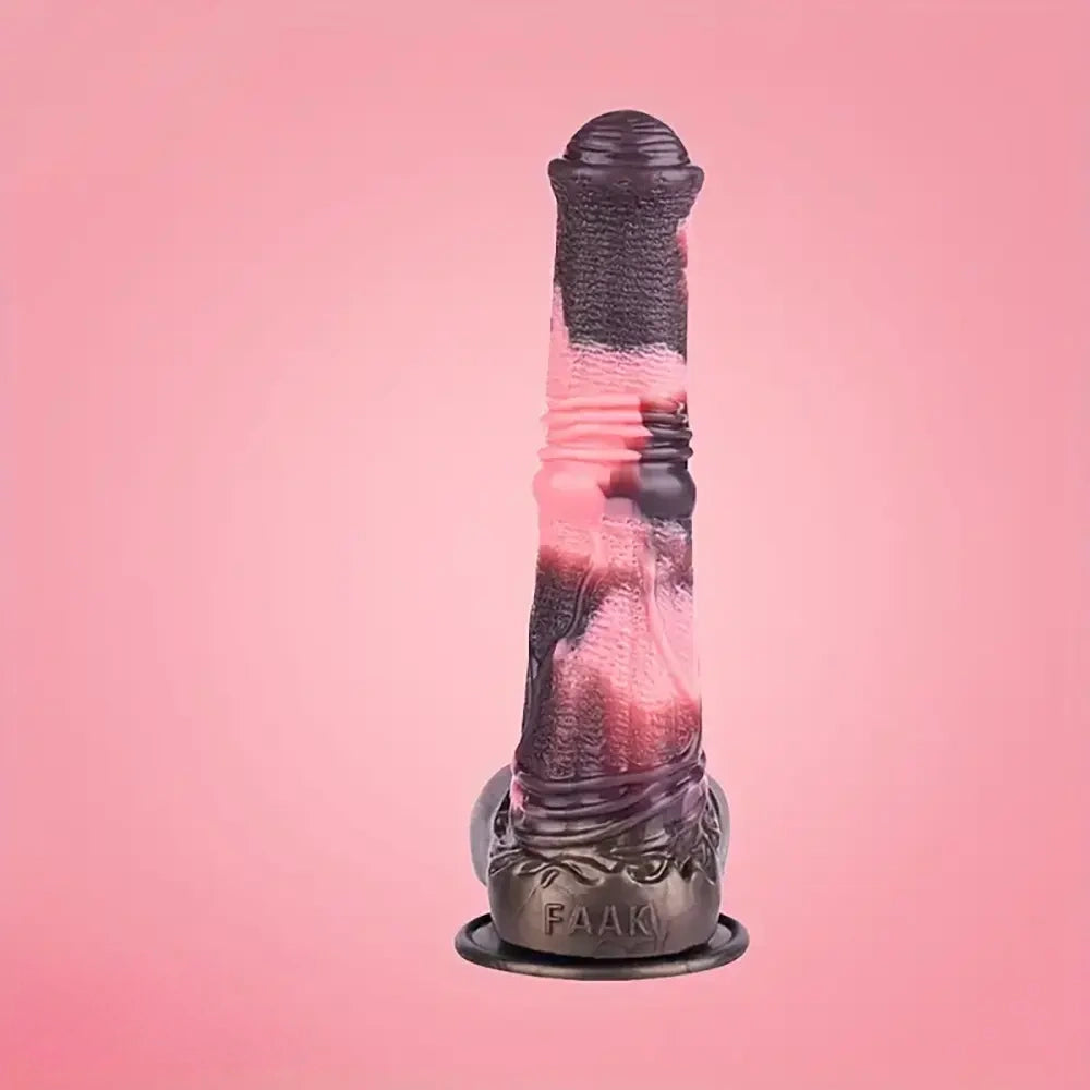11in 9.8in 11.2in 9.8in Soft Silicone Fantasy Large Horse Penis Dildo
