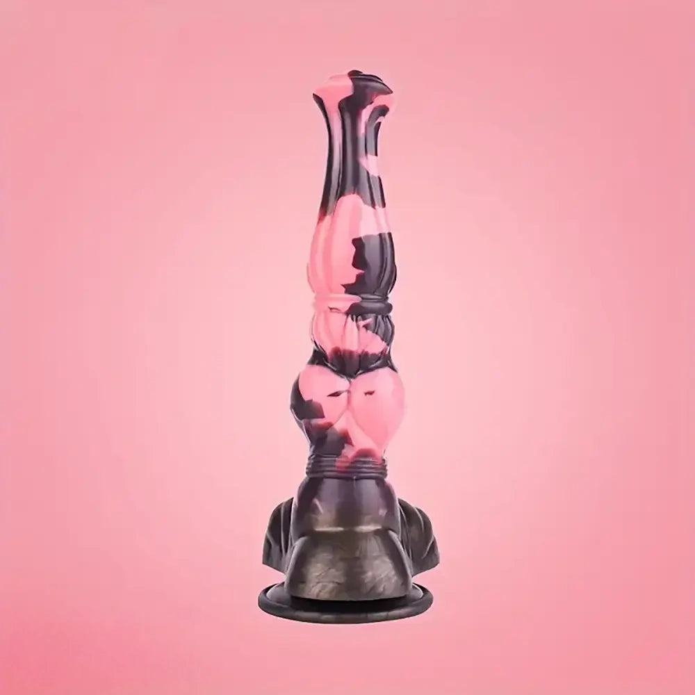 11in 9.8in 11.2in 9.8in Soft Silicone Fantasy Large Horse Penis Dildo