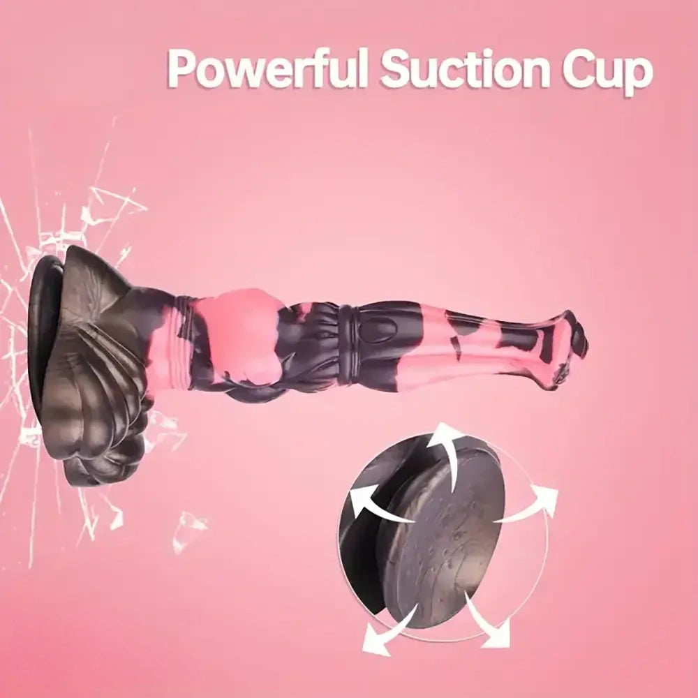 11in 9.8in 11.2in 9.8in Soft Silicone Fantasy Large Horse Penis Dildo