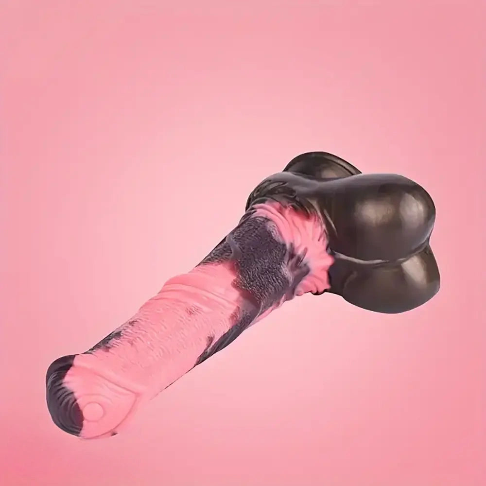 11in 9.8in 11.2in 9.8in Soft Silicone Fantasy Large Horse Penis Dildo