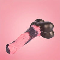 11in 9.8in 11.2in 9.8in Soft Silicone Fantasy Large Horse Penis Dildo