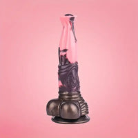 11in 9.8in 11.2in 9.8in Soft Silicone Fantasy Large Horse Penis Dildo