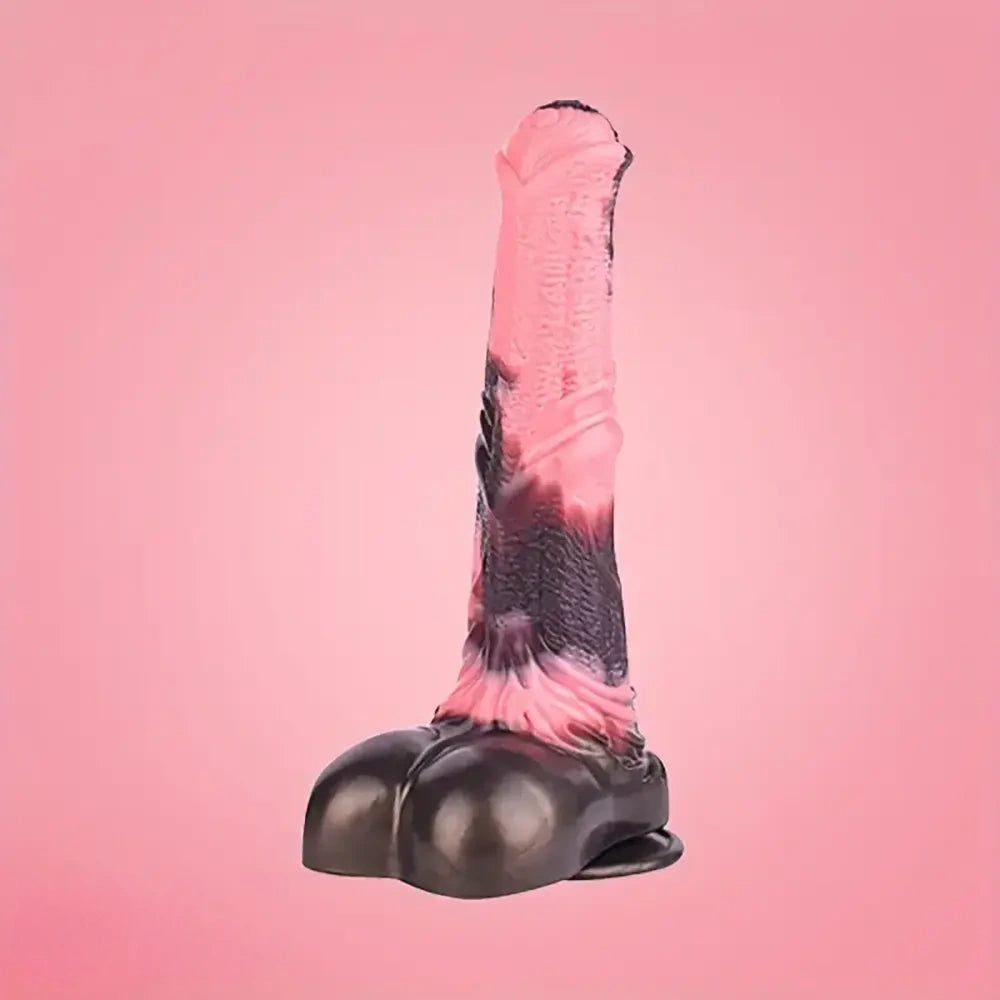 11in 9.8in 11.2in 9.8in Soft Silicone Fantasy Large Horse Penis Dildo