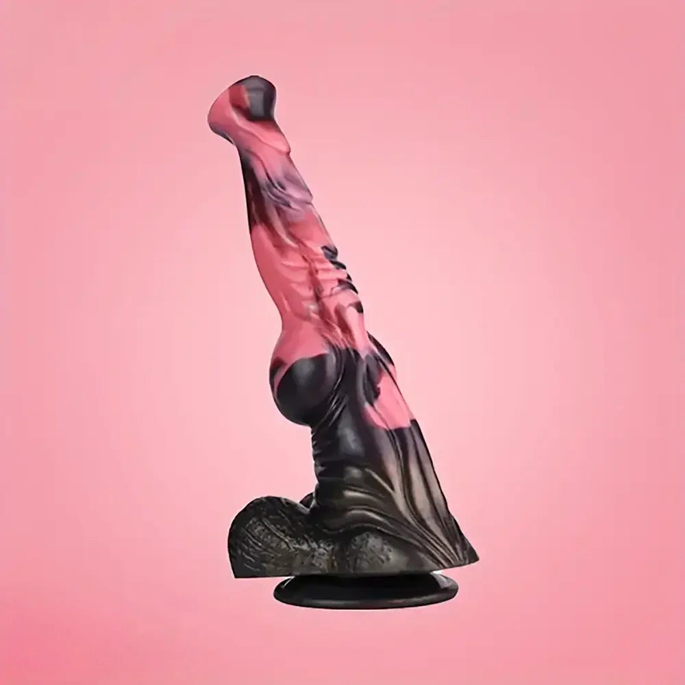 11in 9.8in 11.2in 9.8in Soft Silicone Fantasy Large Horse Penis Dildo