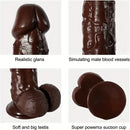11in Big Ebony PVC Cock Dildo Adult Sex Toy For Women Men Sex
