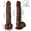 11in Big Ebony PVC Cock Dildo Adult Sex Toy For Women Men Sex